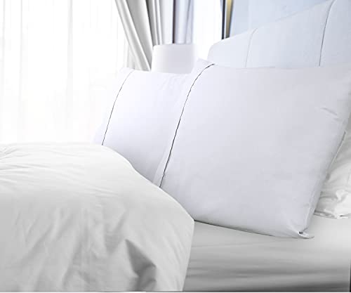 Royale Linens White Pillowcase Set Of 12- King 20"X40" Bed Pillow Cover - 1800 Brushed Microfiber - Wrinkle & Fade Resistant - Bulk Pillow Cases - Hotel Quality Pillow Case 12 Pack (King, White) #TOP3