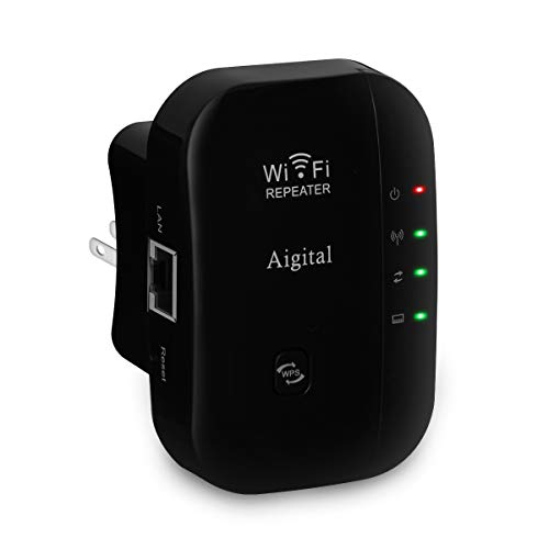 WiFi Extender for Home, 300Mbps Wireless Wi-Fi Repeater Super Signal Booster 2.4GHz Amplifier with Repeater/AP Mode | Easy Setup | Built-in Antenna | LAN Port Comply with Any Router