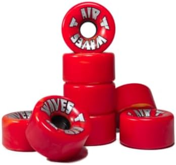 L'Estel Skates - Airwaves - Airwaves Wheels - Set of 8 Wheels + 16 Bearings - Accessories for Quad Street Roller