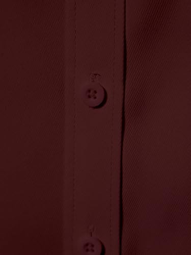 Image of AVANOVA Men's White Long Sleeve, Slim Fit Button Down Dress Shirt for Men | Casual Office Wear | Formal Business Shirts | Stylish Plain Single Breasted Shirt(Shirt 87)