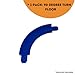90 Degree Curved Tracks Compatible with Hot Wheels Racetracks | Create Epic Race Tracks | 90 Degree Turns Multipacks | Made in USA (90 Degree, 1-Pack)