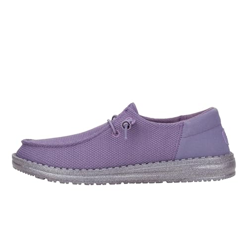 Image of Hey Dude Women Wendy Funk Mono Dark Lilac 9 Medium