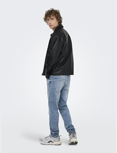 Onsjack PU Jacket OTW veste homme Only & Sons contre le vent frais - 4