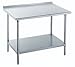 Advance Tabco 24" Work Table w/24" Wide Top Model SFLAG-242