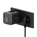 Produktbild OUFUYU Steckdosenwürfel mit USB C, 4 Fach Steckdosenadapter Cube Mehrfachstecker, 7 in 1 USB Würfel Steckdosen Steckdosenleiste Ladegerät Schreibtisch 33W Schnellladegerät für Zuhause Büro, Schwarz