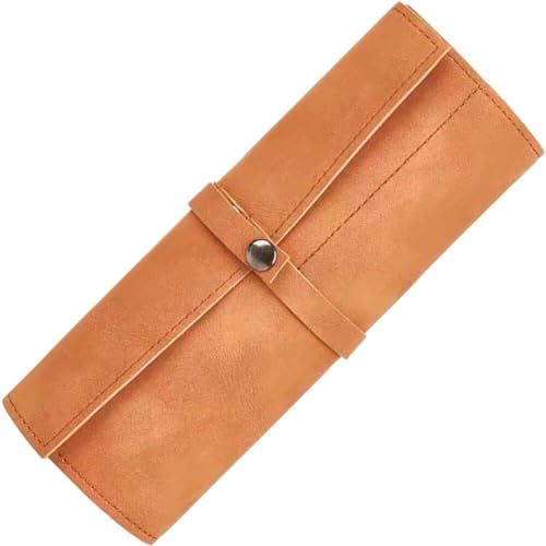 AMOYER Borsa d'oro, in Pelle Smerigliata Orologio per Orologio Rotolo Portatili Porta d'oro Portata per Orologio per Viaggi per Viaggi per Viaggi