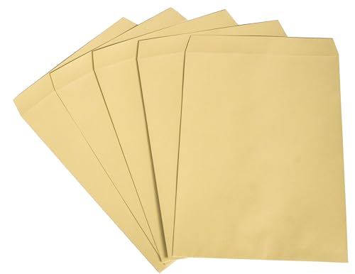レモンカラフル封筒角2サイズ くすみカラー 50枚 24×33.2p /ビジネス/書類/A4/コピー用紙/返信用/クラフト/センター貼り/事務用/おしゃれ/かわいい/カラー/無地/セット (レモン)