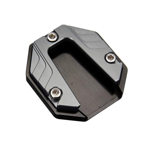 Extension béquille latérale de vélo et moto noire en aluminium