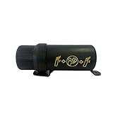 Operators Manual Canister & Waterproof Document Holder – 12.5' x 4.5' x 5.5'– UV & Rust Resistant Storage for Motorcycle, ATV, Tractor, Trailer – 1004IMPR (Black and Safety Yellow)