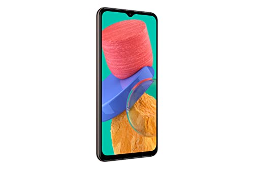 Samsung Galaxy M33 5G, Android smartphone without contract, 6.6 inch Infinity-O TFT display, 5,000 mAh battery, 6 GB RAM 128 GB storage, dual SIM, brown