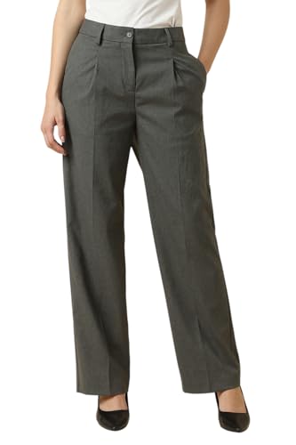 Image of Allen Solly Women Casual Pants, Classic Fit