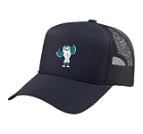 UNC Wilmington Seahawks UNCW24 Trucker Hat with Adjustable Mesh Back, Navy Blue