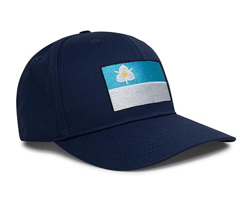 Image of International Tie City Hat for Men and Women, Adjustable Snapback Trucker Baseball Cap with Embroidered Patch