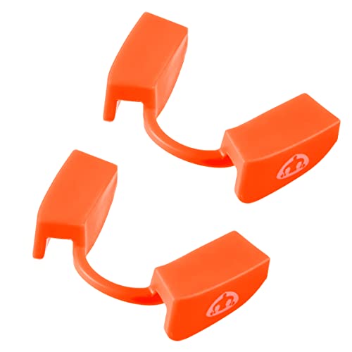 Protège-dents d'haltérophilie orange en lot de 2 pour sport de force