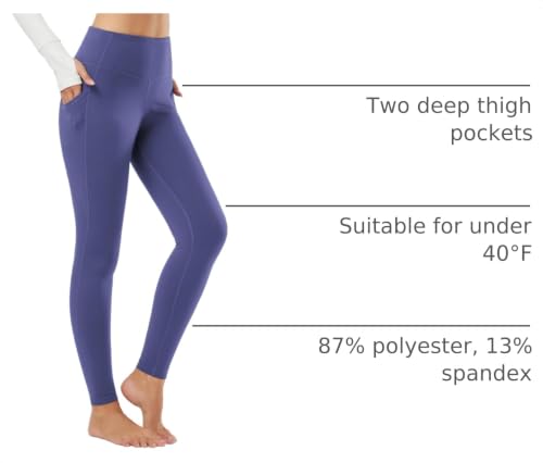 Image of baleaf Women's Fleece Lined Leggings, High Waisted