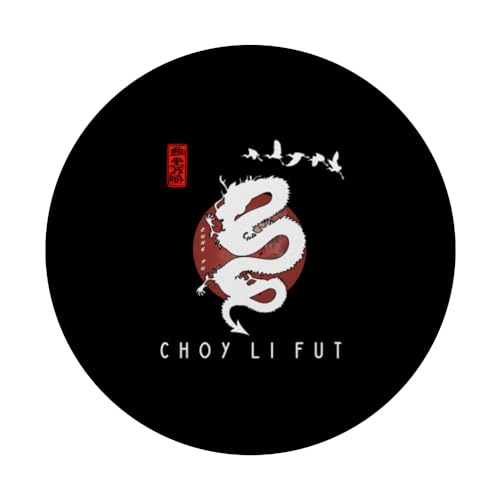 Choy Li Fut For Beginners / Choy Li Fut Classic Calligraphy PopSockets Swappable PopGrip, Black - Image 3
