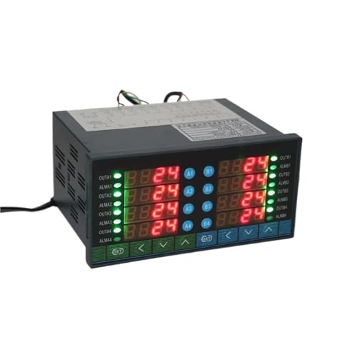 Controleur de temperature PT100 a 8 voies avec regulateur numerique et SSR