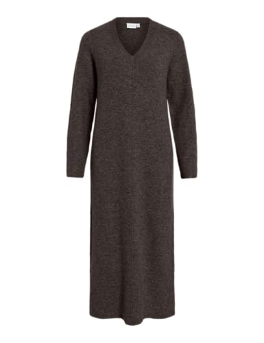 Robe midi en tricot col en V Viliga VILA pour femme élégante au quotidien