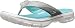 Skechers Performance Womens Go Walk Pizazz Flip Flop, Gray/Aqua, 8 M US