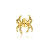 LYGSWDB 1 Pendientes de Piercing de Plata de Ley 925 Minimalistas con diseño de Oreja y lóbulo de Oreja para Mujer, joyería Fina yc629 (Color de la Joya: Color Dorado 6)
