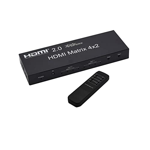 Matriz HDMI 2.0b 4x2 4K 60Hz de 18 Gbps con compatibilidad HDR fluida y sin cortes