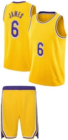 James Jersey Kids Basketball Jersey Shorts Youth Set Home/Away James Jersey Kids Basketball Jersey Shorts Youth Set Home/Away