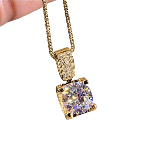 Bijoux de mariage modernes avec collier minimaliste étincelant pour dames