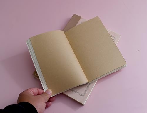 Image of PETAL & FLOW B6 Size Rough NoteBook 5 inch x 7 inch, 288 pages (144 sheets), Vintage Style (Floral)