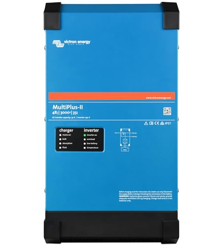 Victron Energy MultiPlus-II 3000VA 48-Voltios 230V Inversor de Onda sinusoidal Pura 35 amperios Cargador de batería