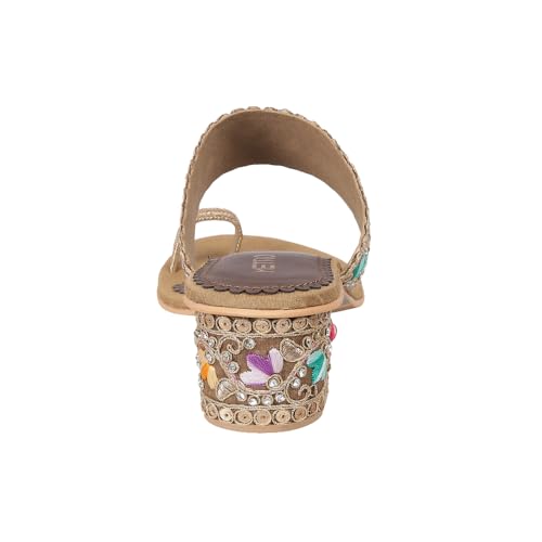 Image of Metro Women Elegance Ethnic & Traditional Slip-on Sandal
