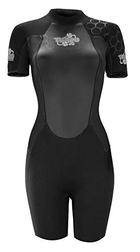 TWF kurzer Piraten-Neoprenanzug für Kinder, blau, 3 ( 7-8 Jahre)