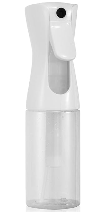 Mist Spray Bottle, 5.4oz/160ml, Hair Water Bottle Spray Mister Refillable Continuous Pressurized Mist Sprayers Empty Misting Bottle for Taming Hair in Morning/Watering Plants/Showering Pets/Cleaning
