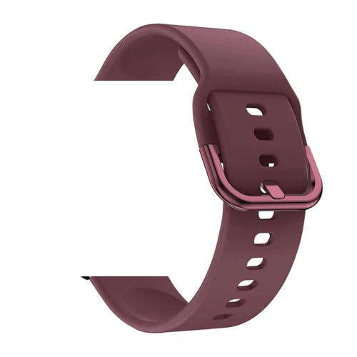 [XGYOMVB] �\�t�g�V���R���X�|�[�c�X�g���b�v�iWatch 2 44mm 40mm�AGalaxy Watch 7/4/5/6 Pro/3 41mm/42mm 20mm 22mm�E�H�b�`�o���h�p�j(Wine red 23,20mm watch band