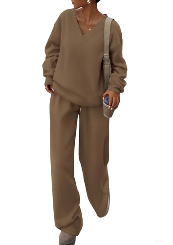 PRETTYGARDEN Casual Winter Two Piece Sets for Women 2025 V