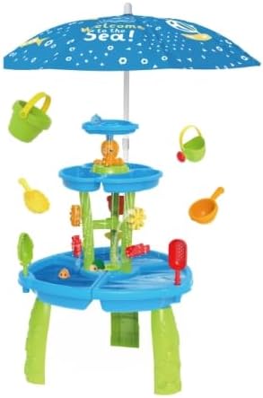 Toddler Water Table, Water Paly Toy for Kids Sand Activity Outdoor Toy Water Toy