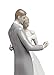 LLADRÓ Porcelain Figurine of a Wedding Couple United Forever. Decorative Groom and Bride Wedding in Glossy Porcelain.