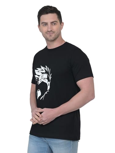 Image of Naruto Pure Cotton Round Neck T Shirt for Men