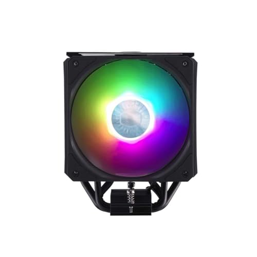 Image of Cooler Master MA612 Stealth ARGB CPU Cooler - Dual 120mm ARGB Fan| Support AMD & Intel CPU Socket AM4, AM3, LGA 1700, 2011, 1151, 1150 | 6 Heat Pipes | High Performance | Nickel Plated