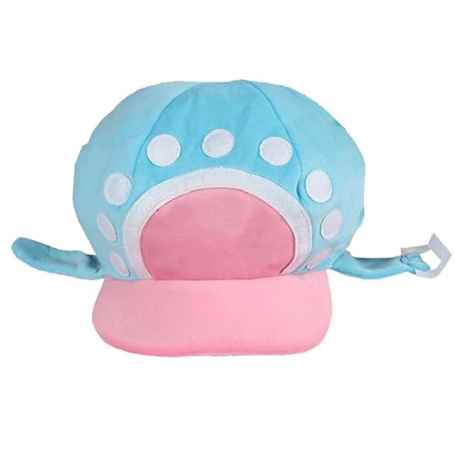 WANHONGYUE Anime One Piece Tony Tony Chopper Cosplay Trapper Hat Bomber Hats Aviator Hat Warm Winter Cap One Size