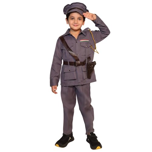 Image of Kaku Fancy Dresses Our Helper Costume for Boys & Girls | Social Helper Doctor, Nurse, Fireman, Postman, Teacher, Farmer Dress For Kids