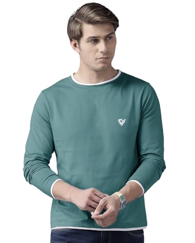 T-shirt vert mousse homme Noble Monk vêtements coupe moderne taille M
