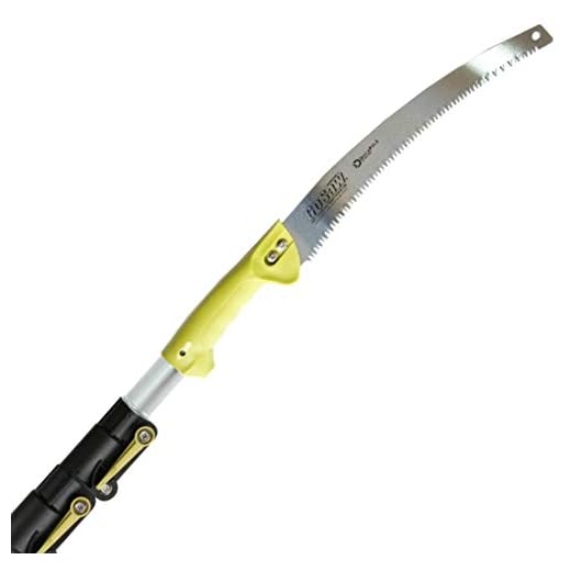 DocaPole 5-12 Foot Pole Pruning Saw // DocaPole Extension Pole + GoSaw Attachment // Use on Pole or By Hand // Long Extension Pole Saw // Telescopic Tree Pruner Pole // Extendable Limb Saw and Trimmer