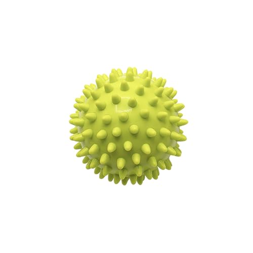 Bolas de masaje duras con pinchos – para masaje muscular de tejido profundo, entrenador de arco de pies, fascitis plantar, ejercicio de pelota masajeadora muscular, elimina la tensión muscular y la