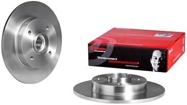 Brembo Disque De Frein Arrière 268x12 Mm - Réf. 08.A729.17, Plein Avec Roulements, Pour Peugeot/Citroën