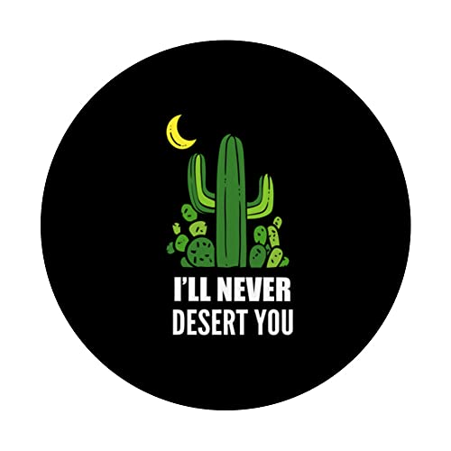 Never Desert You Explorer or Backpacker PopSockets Swappable PopGrip, Black - Image 3