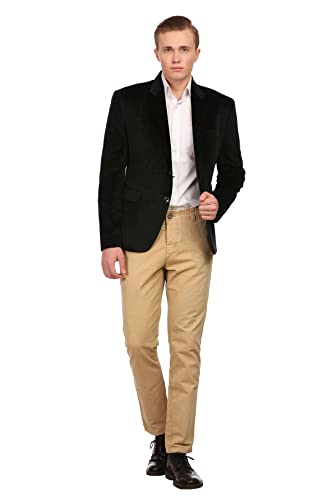 Image of WINTAGE Men's Velvet Two Buttoned Notch Lapel Party Coat Blazer-4 Colors