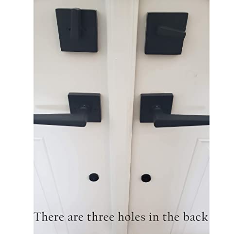 Nb_Hardware Front Double Door Handle Lock Set In Oil Rubbed Bronze Finish For Exterior Front Door (Keyed Entry And Dummy Handleset) #TOP7