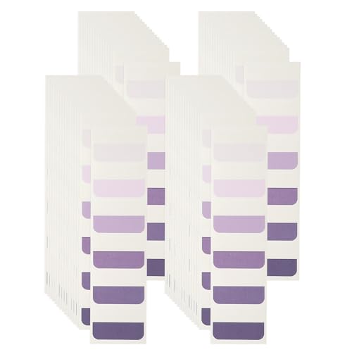 Onglets adhésifs transparents PATIKIL : 240 grands marque-pages dégradé violet