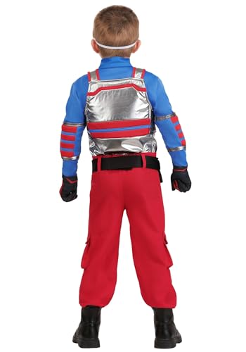 Disfraz infantil Henry Danger con camisa, pantalón, cinturón, guantes y máscara miniatura 3