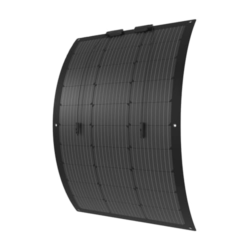 100W Solar Panel, 100 Watt Flexible Solar Panel IP67 Waterproof, Monocrystalline Semi-Flexible...